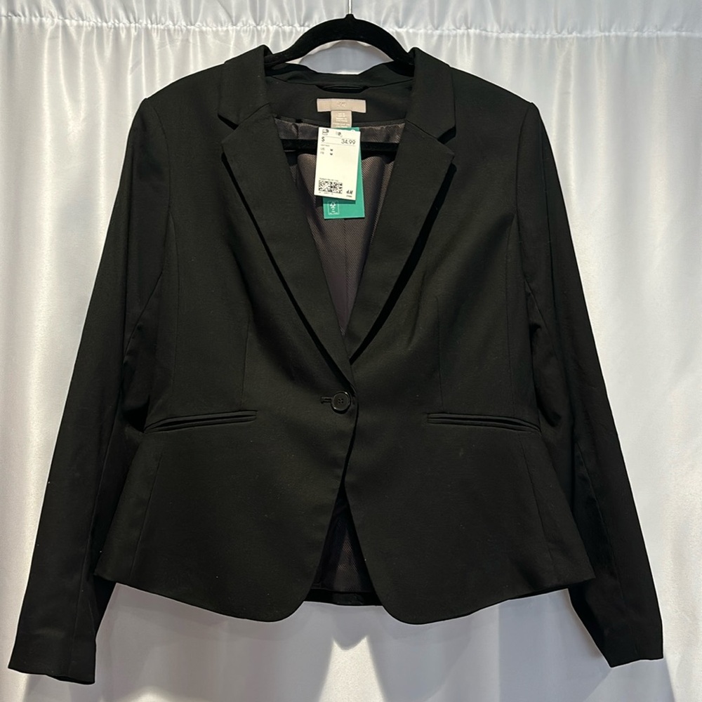 NWT H&M black blazer